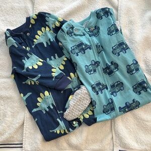 Carter’s Kids Dinosaur and Truck Pajama Set